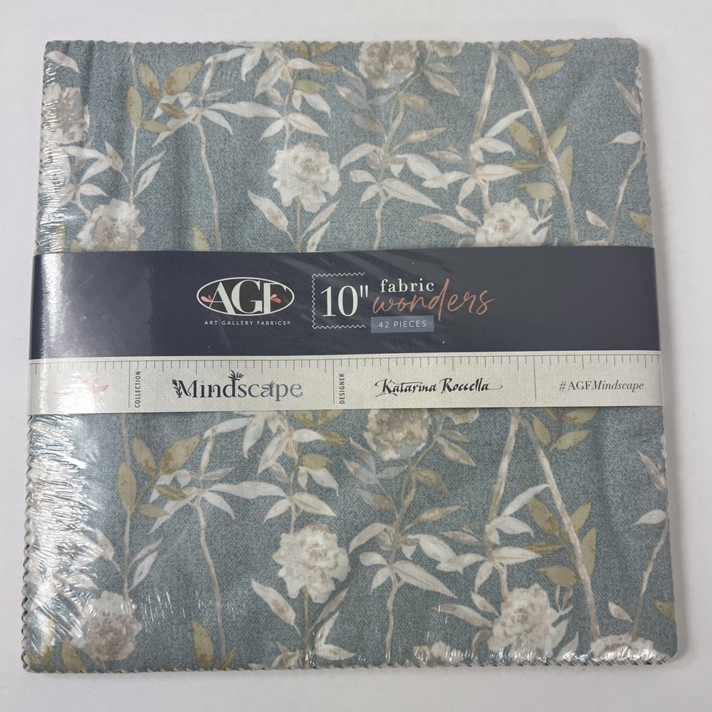 Art Gallery Fabrics 10 inch Stacker Mindscape 42 Pieces Sewing Crafts NEW