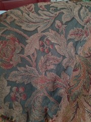 Damask Brocade Double-Sided Fabric Roll 56″W x 78 yds long (234 in) Floral Vtg