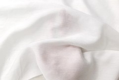 Natural Silk Cotton Fabric 55” Wide 15 Momme Ivory White Mulberry Silk Material
