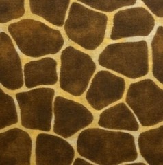 Brown Giraffe & Reptile Fabric Palette Super Singles 100% Cotton 1 Yard Each