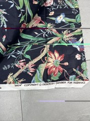 Vintage Deborah Danser Floral Fabric for FabriYaz 54” x 20 ft Designer Yardage