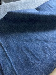 9oz Medium Wash Indigo Cotton Chambray Denim Midweight 63.5″ Wide 4 Yards Fabric
