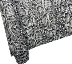 12″X54″ Snake Patterned PU Faux Leather,Embossed Snake Textured Faux Synthetic L
