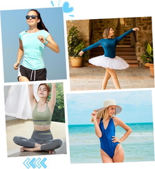 Nylon Spandex Fabric, 80% Nylon, 20% Spandex, Swimwear, Activewear Fabric 4 Way