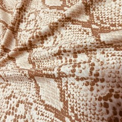Animal Print Snake Fashion Design Spandex Fabric 60″wide by Yard for Swimwear