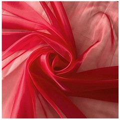 100 Yards Sheer Organza Fabric Roll – Wedding Party Decor, Craft & Sewing – Red