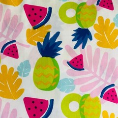 42 PCS 5×5 inch Cotton Fabric Fruit Charm Packs for Quilting Baby Sewing