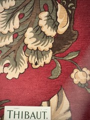 Thibaut Fabric 25” Sq. Barrington Red River Road F93812 Cotton Nylon Chenille