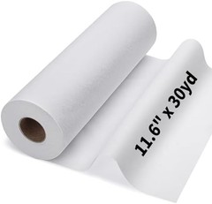 Medium Weight Interfacing Fabric for Sewing: White 11.6″ x 30yd Iron On Non-Wove