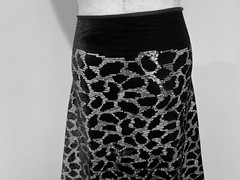Black Silver Stretch Velvet Sequins Embroidery fabric 60” Width Sold By Yard