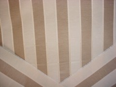 11-1/4 Brunschwig & Fils BF10016 Aubrey Taupe Silk Cafe Stripe Upholstery Fabric