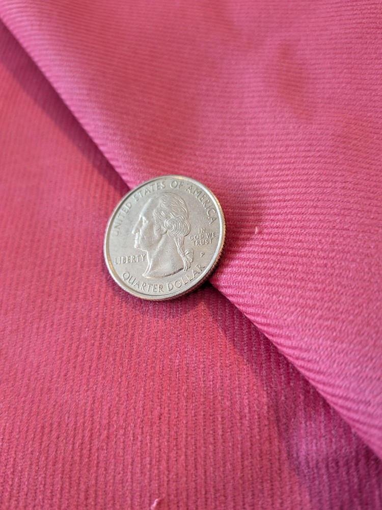 DUSTY ROSE Pinwale 100% Cotton Fabric Tiny Corduroy 4+ Yards x 60″ Shabby Chic