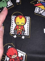 Marvel Avengers Craft Fabric Approx 30” X 30” Hulk Thor Spider-Man