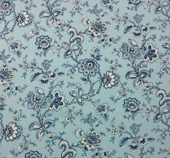 MILL CREEK HONEYMOON WATERFALL BLUE FLORAL COTTON MULTIUSE FABRIC BY YARD 54″W