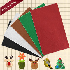 Bonsicoky 10 Pack Self Adhesive Felt Sheets 20x30cm (7.9×11.8 inches), White