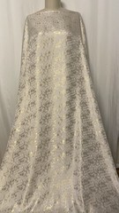 Luxury Silk Gold Lurex Brocade Champagne Tree Motif Fabric By The Yard 44″ Wide