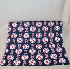 Boston Red Sox ~ Logo Pattern MLB Cotton Fabric 1/4 Yard 9” X 56”