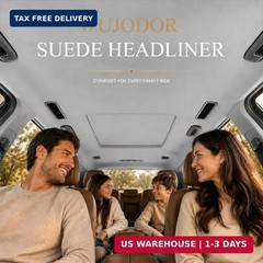Auto Suede Headliner Fabric Material with Foam Backing, 54″ x 60″ | 5+ Yr Lifesp