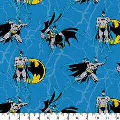 Assorted Batman Flat Fold Assortment 6, 12, 18, or 24 Yards Bundle Cotton Fabric