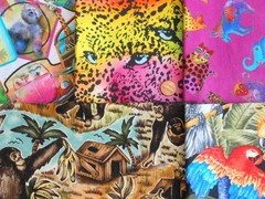 I SPY Safari JUNGLE Animal Kingdom Fat/Long Quarter 1/2 Yard Quilt Fabric Bundle