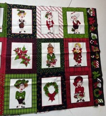 HOLIDAY DELIGHT Quilt Panel Loralie Harris Fabric Cotton Ladies 23”x43.5”