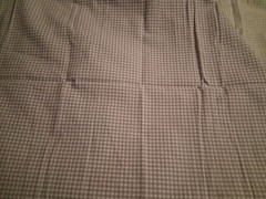 Purple And White 1/8″ Checks Cotton Fabric 42″ X 54″