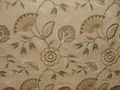 3.4 Metres iLiv Ophelia Thyme Embroidered Fabric Curtain Upholstery Cushion