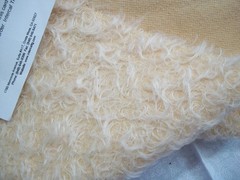 German Mohair for Bear Making, Buttercup 5/8″ Semi Sparse 28″ x 12″