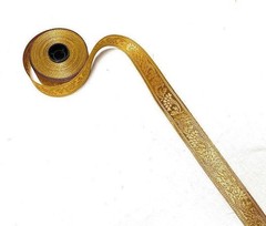 Metallic Bricade Ribbon, Sold by the Yard