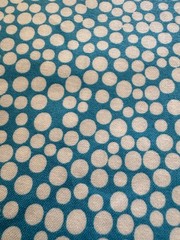 Windham Fabrics Botanical Pop Teal White Dot 100% Cotton Fabric 1 Yard