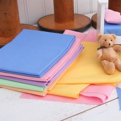 6 PCS 18×21 Inch Rainbow Solids 100% Cotton Fabric Fat Quarter Quilt Bundles