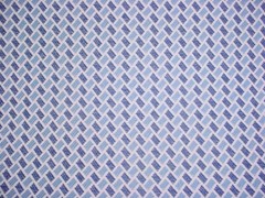 3-5/8Y Brunschwig & Fils 8015112 Briquetage Blue Brocade Upholstery Fabric