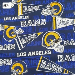 Sports Cotton Fabric by the ½ yard- Football Teams