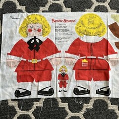 Vintage Buster Brown & Tige Cut and Sew Doll Pillow Templet 1974 Textiles 18×43
