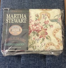 Vintage At Home With Martha Stewart FABRIC BY THE YARD 3 Yds “Martha’s Garden”