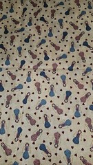 Springs Industries Scattered Angels & Hearts Cotton Fabric 1 Yard 31″ X 45″ Wide