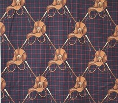 Ralph Lauren Equestrian Fabric, Country Club Aesthetic Chic, English Saddle, BTY