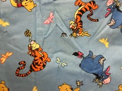 Winnie The Pooh Vintage Fabric #8833 Springs Industries Per Yd 45″ 4yd Available