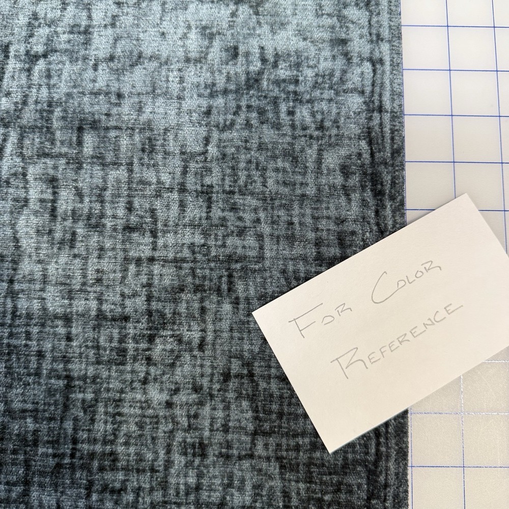 Fabric Remnant Over 1/2yd Blue Soft And Lustrous 57” Wide