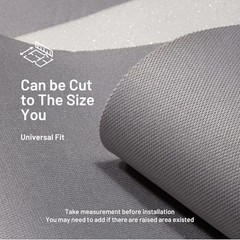 Auto Headliner Fabric 120″ L × 60″ W Stylish Mesh with Foam 120″L×60″W Gray