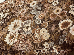 Floral Earth tones Tapestry Woven Pattern Upholstery Fabric 41 x 121 (3+yd) A216