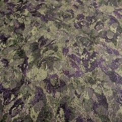 Green Purple Floral Jacquard Damask Fabric Elegant Remnant 57″ Wide x 37″