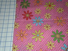 Springs Glamour Girl 6675 Pink Polka Dots Fabric 2.61 Yards Floral cotton quilt