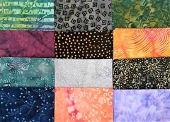 48 PCS BATIK ~ 5″X5″ PRE-CUT QUILT SQUARES CHARM PACK ~ FREE SHIPPING