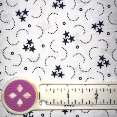 XL SCRAP 10X22″ American Gatherings Triple Star Navy Fabric RARE & HARD TO FIND!
