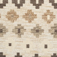 Schumacher Diamond Weave Uphol Fabric- Ayumi Performance / Natural 2.85 yd 78131