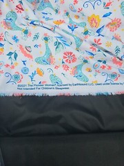 Pioneer Woman 2021 “Mazie” Floral Bird Fabric 1.4 Yards / 44″ X 52″