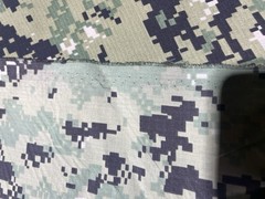 AOR2 NWU III NAVY LOGO Light Weight NYLON CAMO MILITARY FABRIC BY YARD 62” 10yds