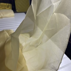 SILK YELLOW FABRIC 10 Yards x 21 Inches Wide or 360 Inches x 21 Wide
