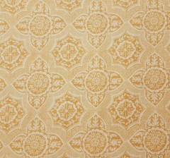 A Meadow’s Tale BTY Ana Davis Blend Fabrics Caramel Medallion Damask